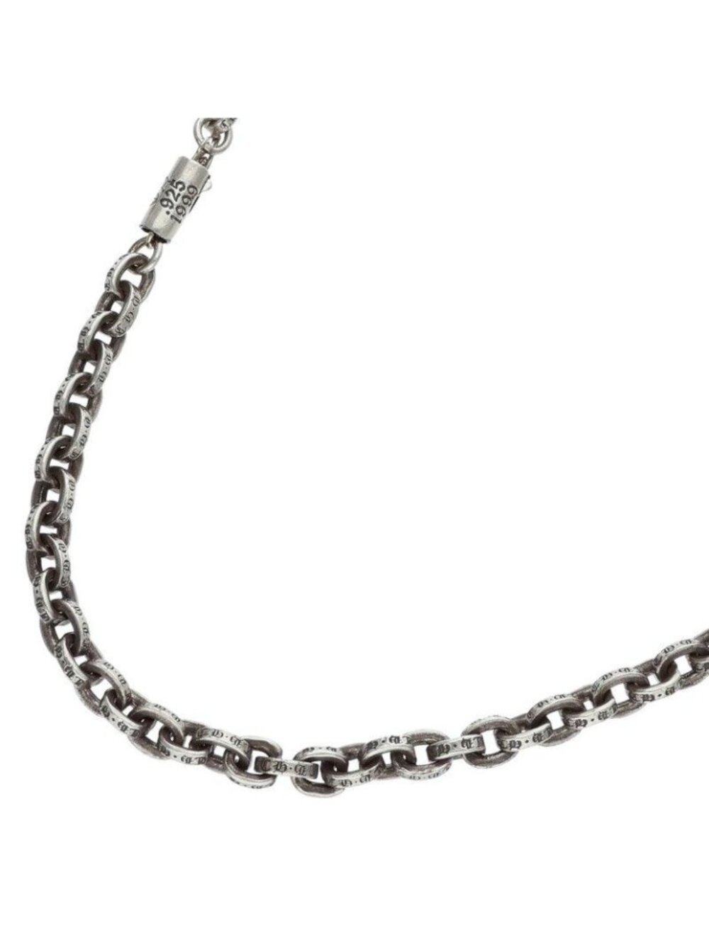 Chrome Hearts Paper Chain 20 Silver Necklace